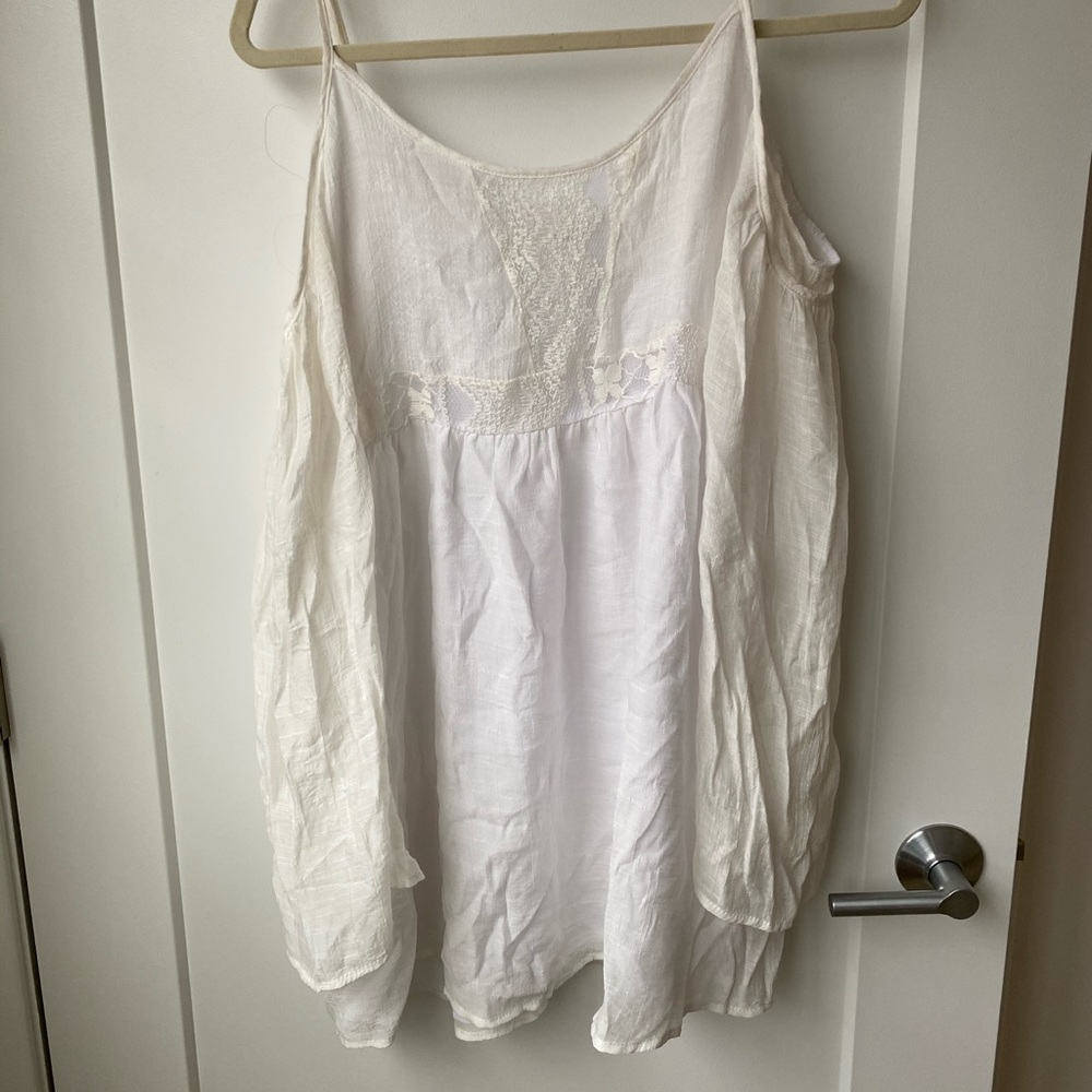 Flowy White Sundress